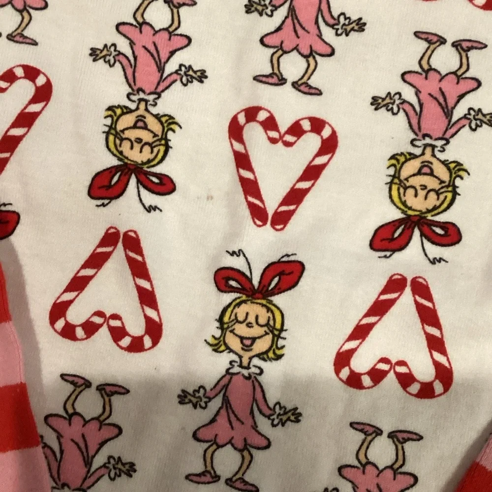 Hanna Andersson Red and Pink Kids Pajama Set - Picture 4 of 6